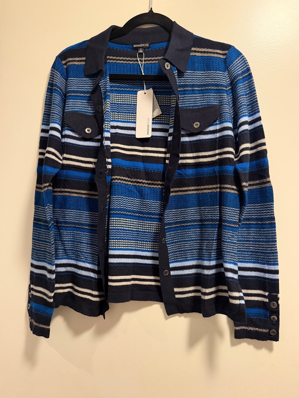 Minnie Rose Blue Cardigan